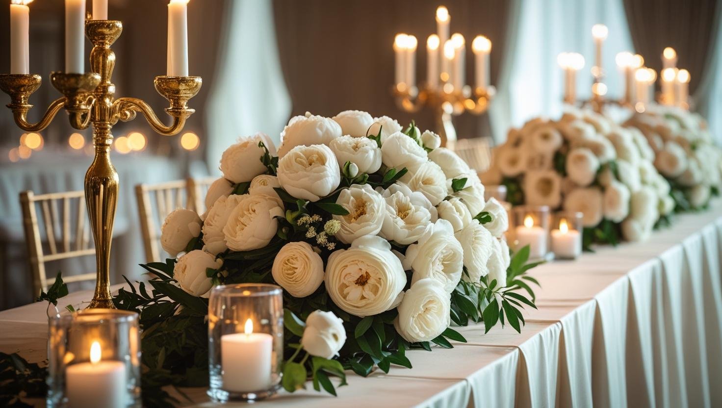 esküvői dekorációról csinálj képet